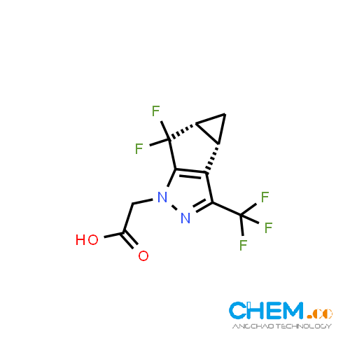 2-((3bS,4aR)-5,5-difluoro-3-(trifluoromethyl)-3b,4,4a,5-tetrahydro-1H-cyclopropa[3,4] cyclopenta[1,2-c]pyrazol-1-yl)acetic acid