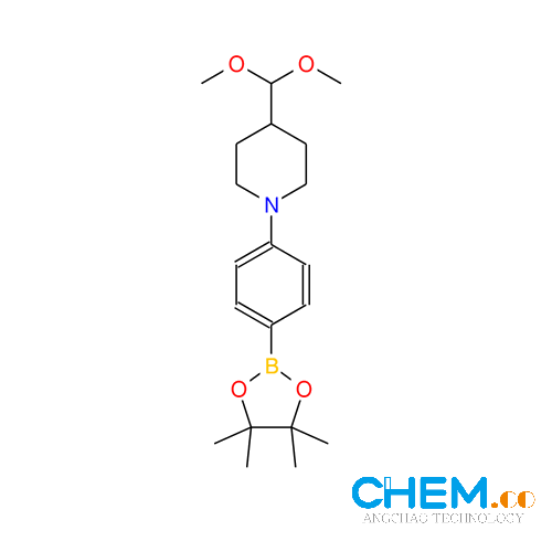 Piperidine, 4-(dimethoxymethyl)-1-[4-(4,4,5,5-tetramethyl-1,3,2-dioxaborolan-2-yl)phenyl]-